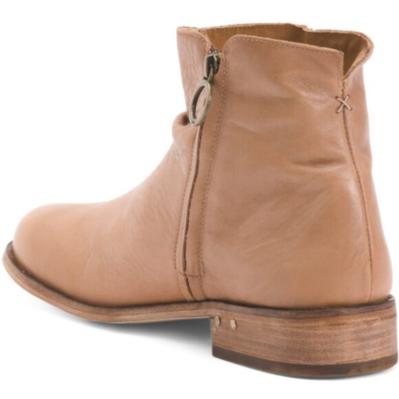 beek Leather Quail Booties in Saddle from Anthropologie - Picture 2 of 3